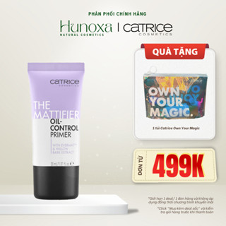 COMBO Kem nền và kem lót Catrice kiềm dầu che phủ tốt hạn chế xuống tone cho lớp nền bền đẹp - HUNOXA