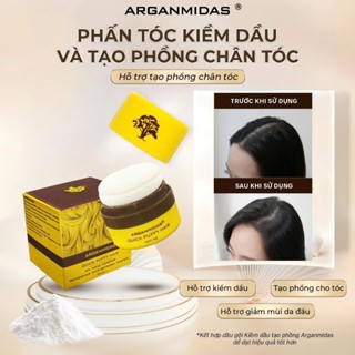  Phấn tóc kiềm dầu tạo phồng chân tóc Arganmidas hỗ trợ kiểm soát dầu thừa giúp tóc bồng bềnh lâu bết - Amistore 