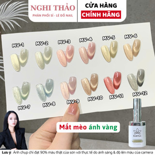 Sơn gel mắt mèo ánh vàng RAMYLA Nghi Thảo Nails
