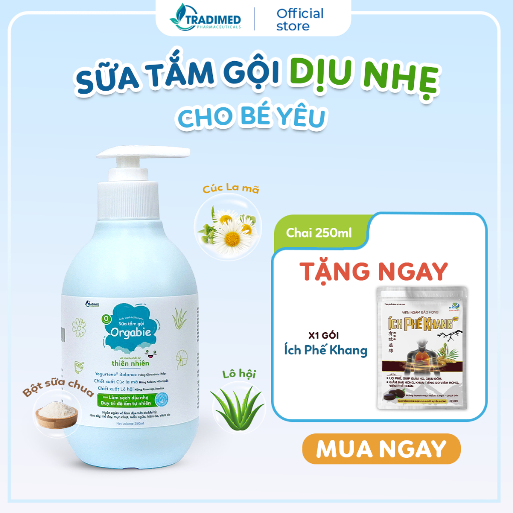 Sữa Tắm Gội Orgabie – Dịu Nhẹ Từ Thiên Nhiên, An Toàn Cho Bé Yêu