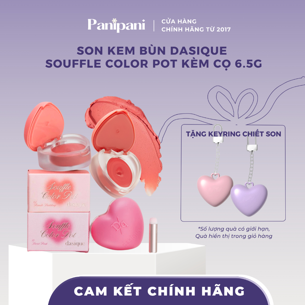 Son Kem Bùn DASIQUE Souffle Color Pot 6.5g