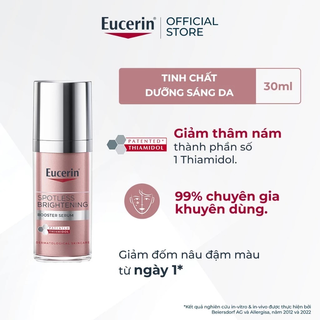 [KOL x Eucerin] Tinh chất giảm thâm nám & dưỡng sáng Eucerin Spotless Brightening Booster Serum 30ml