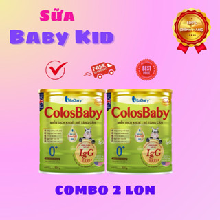 [Tích điểm -Đổi quà] Combo 2lon Colosbaby Gold 0+ lon 800gr (Date mới nhất)