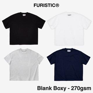 [HỎA TỐC] Áo thun TRƠN FORM BOXY 270gsm / FURISTIC® BLANK BOXY TSHIRT