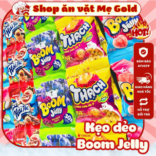  Dây 10 gói  Kẹo thạch trái cây Boom Jelly kẹo dẻo Orion các vị  gói 24g ~ 25g  