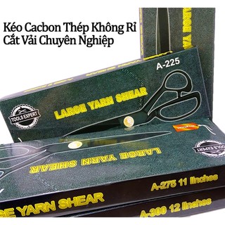 Kéo Cắt Vải Thép Carbon Cao Cấp – Đủ Size 9-10-11-12 inch – Cắt Mượt, Cầm Êm, Dễ Dùng