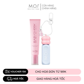 Bộ Đôi Son Tint Bóng Gummy 3g Và Má Hồng Sữa Ửng Hồng Tự Nhiên Baby Cheek Blush 14ml