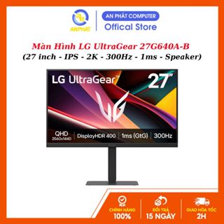  Màn Hình Gaming LG UltraGear 27G640A-B  27 inch - IPS - 2K - 300Hz - 1ms - Speaker  