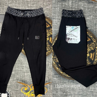 Quần jogger Nam D&G túi sau in D&G logo kim loại chất liệu u mì hàn cao cấp chuẩn QC