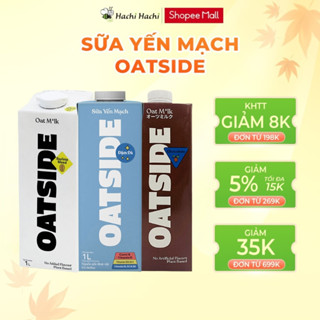 Thức uống sữa yến mạch Oatside vị nguyên bản/ socola 1L - Hachi Hachi Japan Shop