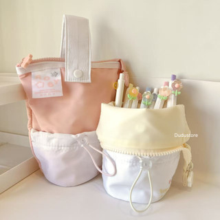   Ảnh thật  Túi Đựng Bút   Hộp Đựng Bút  Hộp Bút   Bóp Viết INS DUDU VW-PENCUP Vải Canvas Dung Tích Lớn Dễ Thương 