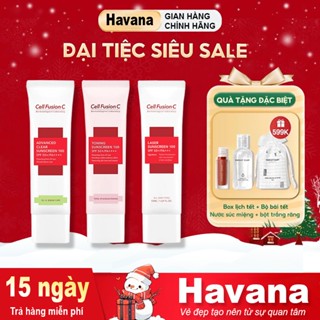  Kem Chống Nắng CELL FUSION C 100 SPF50+ PA +++ Hàn Quốc Dưỡng Trắng và Nâng Tone cho mọi loại da 50g 