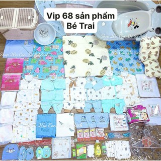  Trọn bộ combo 68 món đi sinh cho mẹ và bé. Gồm 7b đồ cho bé chậu tắm ếch...và nhiều quà tặng khác 