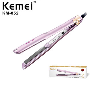  Máy Duỗi Tóc  Cúp Tóc Bảng Nhỏ Có 4 Mức Chỉnh Nhiệt Kemei Km - 852 