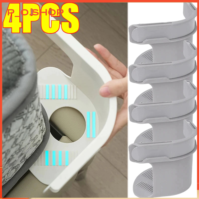 【🔥Rẻ】4 Cái Giá đỡ cố định ga trải giường vô hình - Kẹp giữ tấm chăn - Dây buộc ga trải giường - Chốn