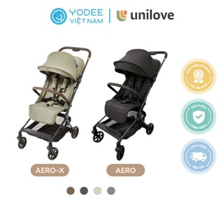 Unilove Xe đẩy AERO - AERO X siêu nhẹ, dễ dàng gấp gọn bằng một tay, có mái che chống tia UV, bánh xe chống xóc