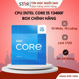  CPU Intel Core I5 13400F   14400F Box Chính Hãng - Bảo hành 36 tháng 