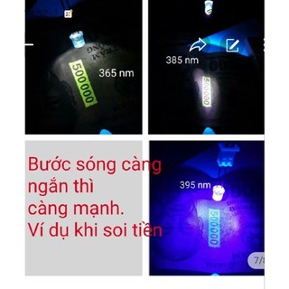 Đèn uv cực tím 365nm 10W