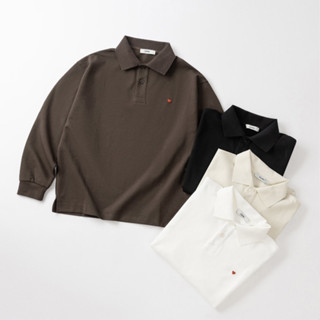 Áo Polo Nam Dài Tay Tim DENIMST 8610, Chất Liệu Thun Cotton