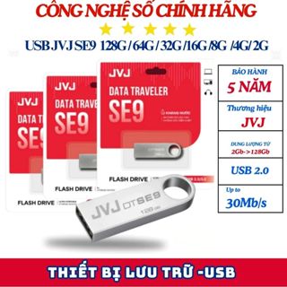 USB 128GB 64GB 32GB 16GB 8GB 4GB 2GB, An Toàn, Nhỏ Gọn, Vỏ Kim Loại, Kháng Nước - USB SE9 JVJ SE9 Nhiều Dung Lượng