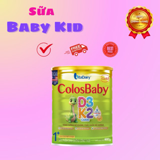 Colosbaby D3K2 1+(1-2tuổi)lon 800gr (Date mới)