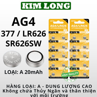 Pin cúc áo AG4 LR626 1.5V – Dùng cho đồng hồ, máy tính, thiết bị nhỏ
