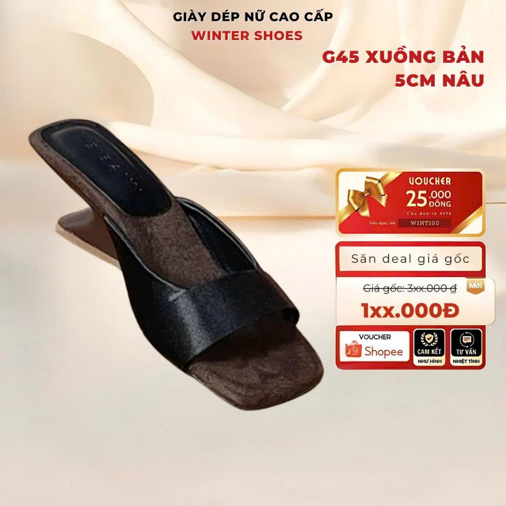 GIÀY CAO GÓT ĐẾ XUỒNG WINTER ( G45- 6CM ) XIN XẮN HOT HIT