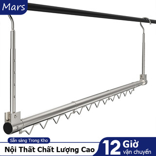  Mars móc treo quần áo Không cần đục lỗ sào phơi quần áo điều chỉnh được xào phơi quần áo ngoài trời 