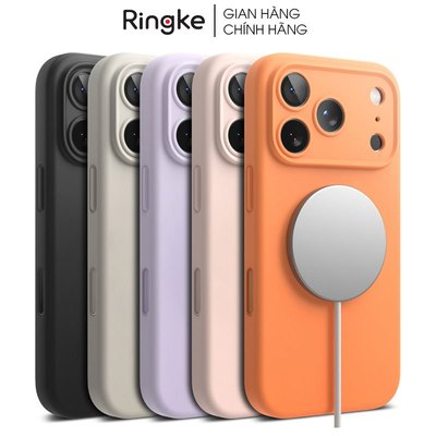 Ốp lưng iPhone 17 Pro Max / 17 Pro / 17 / Air RINGKE Silicone Magnetic