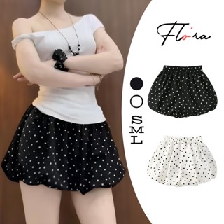  Quần SHORT BÍ NGÔ CHẤM BI 2 Lớp Cạp Lưng Thun Chất Kate QU09,Quần Đùi Nữ Kiểu Phồng Bồng Bềnh Flo'ra 