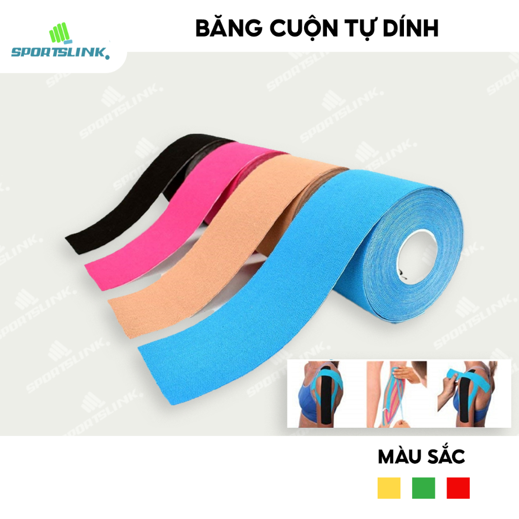 Băng cuốn thể thao tự dính 2.5cm x 4.5m