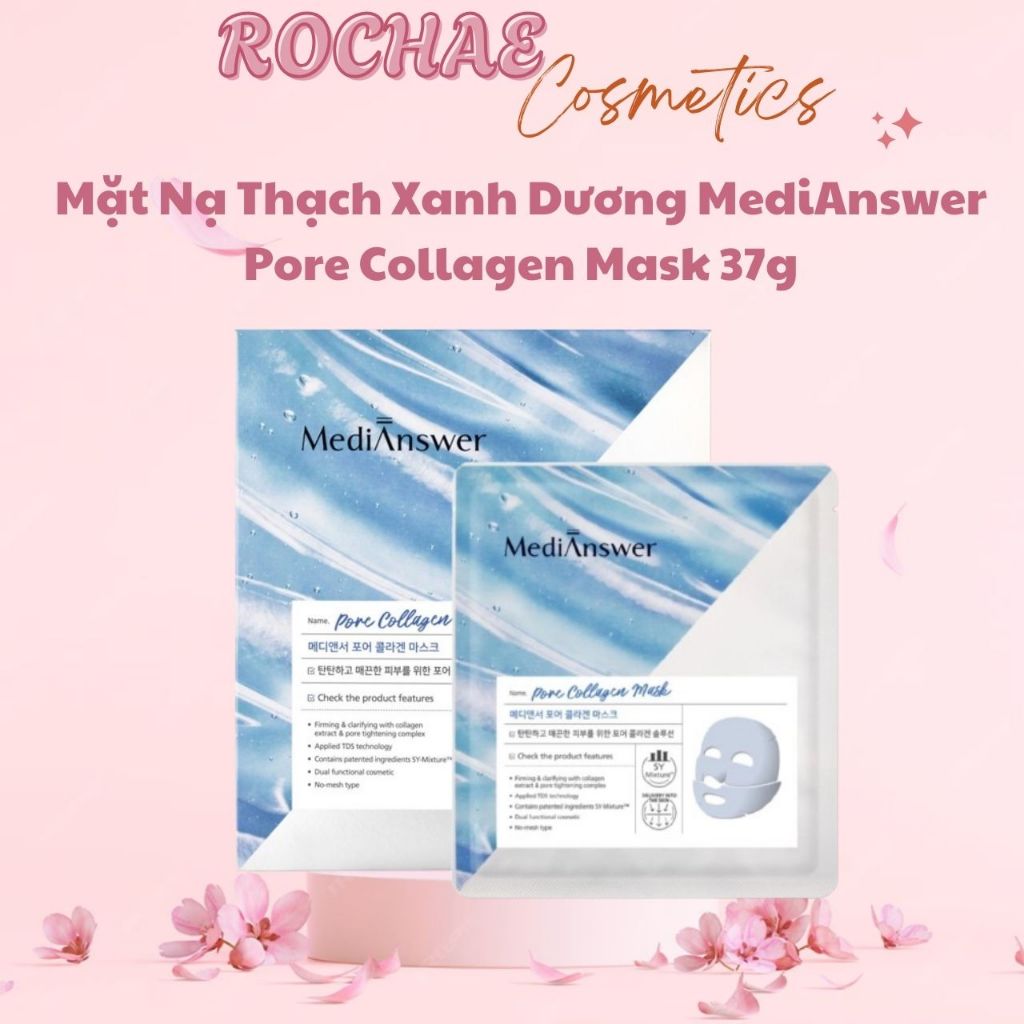Mặt Nạ Collagen MediAnswer Mặt Nạ Thạch Medi Answer Mask Pore Collagen Dưỡng Trắng Giảm Lão Hoá Da