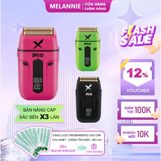 2025 IPRO Máy Cạo Râu PROBarber's S1106 Không Rát Cạo Nhanh mô tơ 8500 rpm pin khỏe