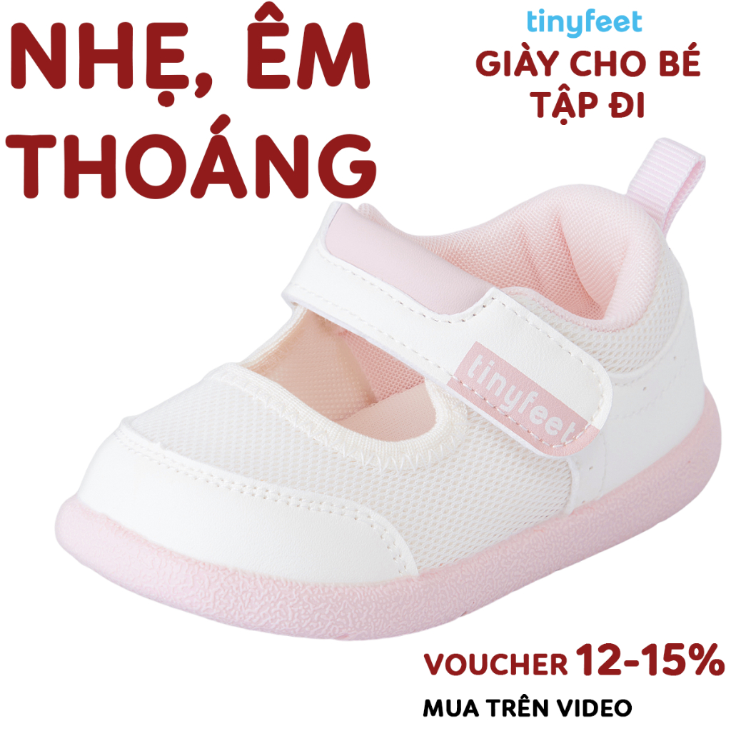 Giày Tập Đi Chống Bẹt Chân Cho Bé 1-3 Tuổi TINYFEET TN06 Siêu Nhẹ, Mềm, Thoáng Khí