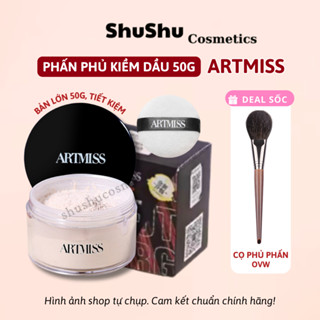[CHÍNH HÃNG] Phấn phủ Artmiss Transparent Matte Powder kiểm soát dầu nhờn giúp giữ nền lâu trôi 30g SHUSHU COSMETICS