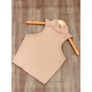 Áo ba lỗ cổ lọ siêu đẹp, áo ba lỗ cổ lọ dáng chuẩn ôm body - RUBY CLOTHING A12