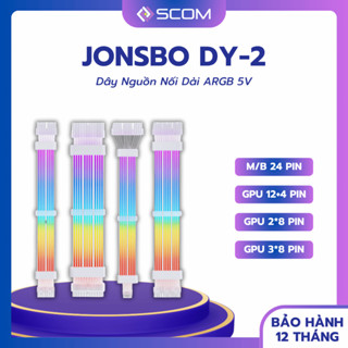 Dây Nguồn Nối Dài Jonsbo DY-2 Mainboard GPU 34cm 28cm LED ARGB Sync Main Sync Hub