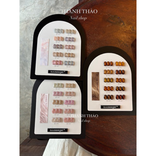  Set sơn gel mắt mèo Suusee 10 màu tặng kèm bảng màu   tổng hợp mẫu  