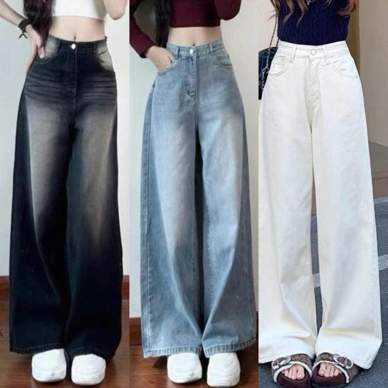 [ 50-100kg] QUẦN JEAN NỮ BIGSIZE CHẤT MỀM NHIỀU MÀU BASIC DỂ MIX ĐỒ LƯNG CAO TÔN DÁNG - TỔNG HỢP