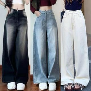 [ 50-100kg] QUẦN JEAN NỮ BIGSIZE CHẤT MỀM NHIỀU MÀU BASIC DỂ MIX ĐỒ LƯNG CAO TÔN DÁNG - TỔNG HỢP