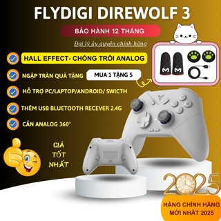 🎁Tặng Bọc Joystick🎁Tay cầm chơi game Flydigi Direwolf 3, Tay cầm không không dây 1000Hz Polling Rate