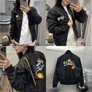  Áo Khoác Nam Eo Vì Thêu Chữ Hoa Cực Đẹp - Áo Khoác Nam Lờ Vê Cao Cấp Thêu Chữ 