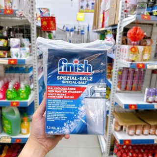 Muối rửa bát Finish 1.2KG 1KG Chuyên dụng cho máy rửa bát Số 1 khuyên dùng từ chuyên gia.