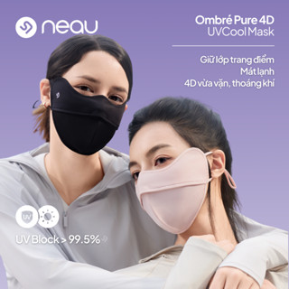 NEAU Ombré Pure 4D Khẩu Trang Chống Nắng Tia UV 99% Không Lem Son Thoáng Khí Kháng Khuẩn UVCool Mask MS401