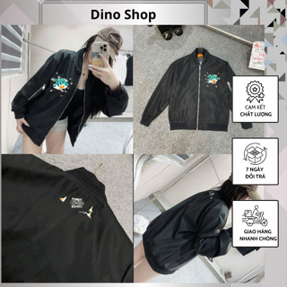  Áo Khoác Nam Nữ Eo Vì Thêu Hình Trước Ngực Cực Hót - Áo Khoác Thêu Hình Chiếc Thuyền Cực Đẹp 