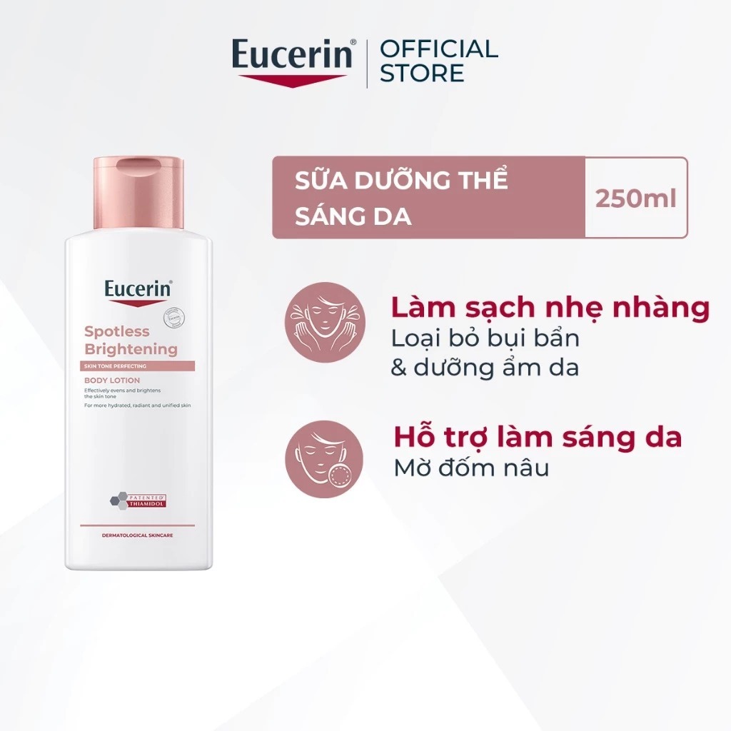 [KOL x Eucerin]Sữa dưỡng thể sáng da Eucerin Spotless Brightening Body Lotion 250ml