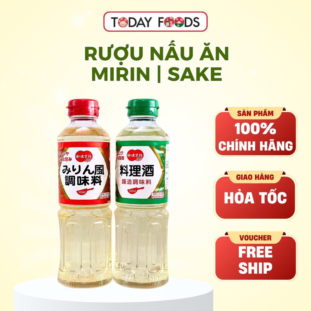 Mirin | Sake Nấu Ăn 500ML – Bộ Đôi Gia Vị Quan Trọng Trong Ẩm Thực Nhật Bản
