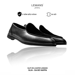 Giày Slip on Loafer LEMANS 3.SL04 - Giày da bò Nappa - đế êm chân, giày công sở trẻ trung, bảo hành chính hãng 24 tháng
