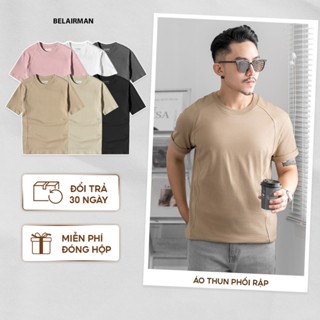 Áo thun nam nữ cổ tròn BELAIRMAN vải cotton 100% với nhiều màu mới trẻ trung, thanh lịch - PLPH0067