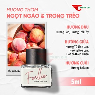 [CHE TÊN] Nước Hoa Vùng Kín Foellie Eau De BonBon Hương Đào Ngọt Ngào Quyến Rũ 5ml